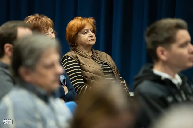Ljubljana, MIZŠ. Zdravstvena konferenca o novostih v zdravstvenih sistemih za njegovo večjo učinkovitost, ki jo organizirata Slovensko gospodarsko in raziskovalno združenje v Bruslju ter ministrstvo za izobraževanje, znanost in šport. Foto: Katja Kodba/STA
