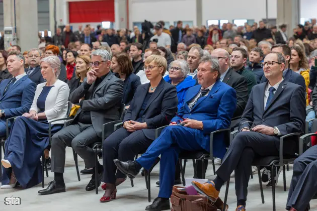 Ormož, podjetje Carthago. Slovesnost ob odprtju novega obrata podjetja Carthago. Foto: Bor Slana/STA
