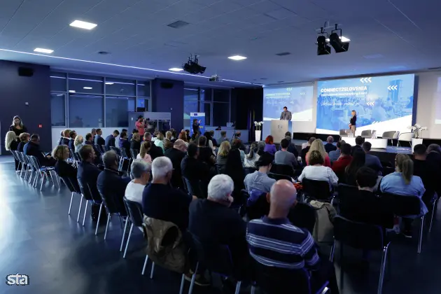 Celje, Celjski sejem. Sejem MOS. Mednarodno poslovno srečanje Connect2Slovenia. Foto: Anže Malovrh/STA