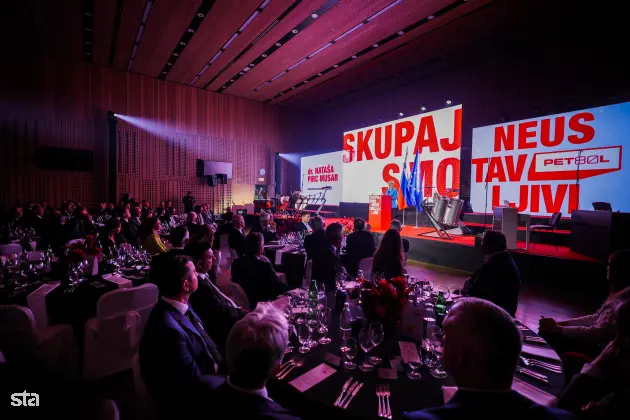 Brdo pri Kranju, Kongresni center Brdo. Slavnostni dogodek ob 80-letnici družbe Petrol. Foto: Daniel Novakovič/STA