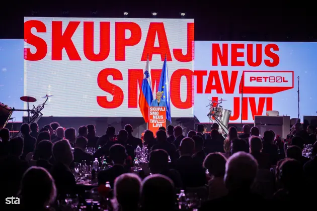 Brdo pri Kranju, Kongresni center Brdo. Slavnostni dogodek ob 80-letnici družbe Petrol. Foto: Daniel Novakovič/STA