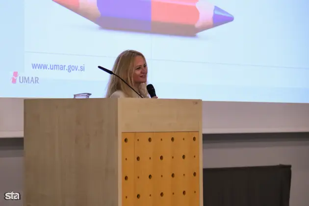 Ljubljana, FDV. Predstavitev publikacije Kakovost življenja v Sloveniji, Poročilo o razvoju 2025, ki so jo pripravili na Uradu RS za makroekonomske analize in razvoj. Foto: Božidar Kolar/STA