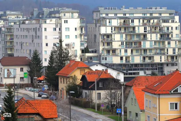 Ljubljana. Stanovanja, hiše, bivanje. Foto: Daniel Novakovič/STA Arhiv STA