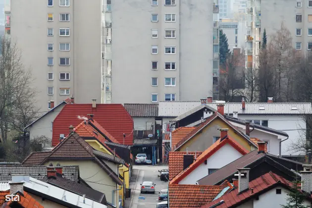 Ljubljana. Stanovanja, hiše, bivanje. Foto: Daniel Novakovič/STA Arhiv STA