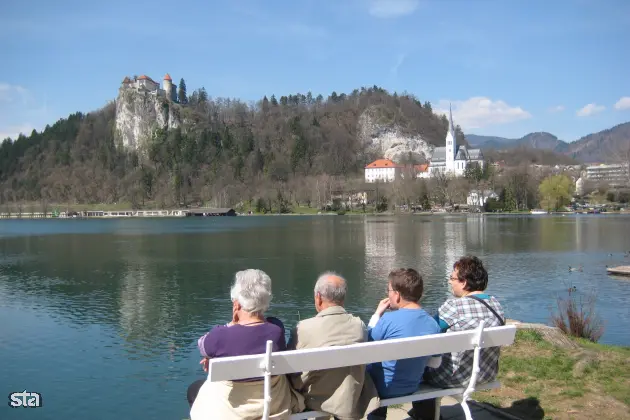 Bled. Upokojenci. Foto: Xinhua/STA Arhiv Xinhua/STA