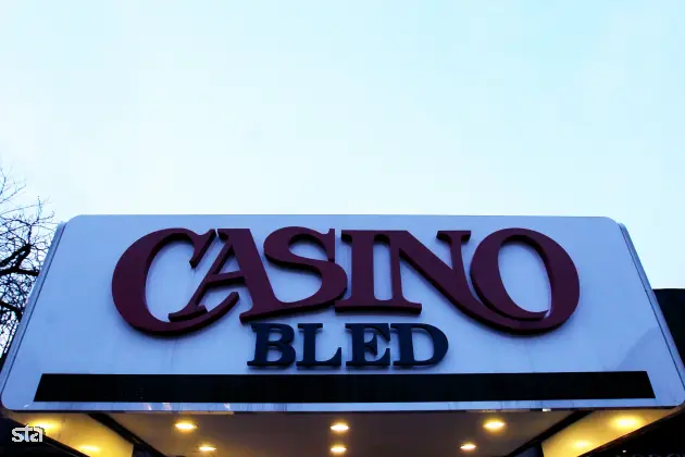 Bled, Casino Bled. Logotip Casinoja Bled. Foto: Daniel Novakovič/STA