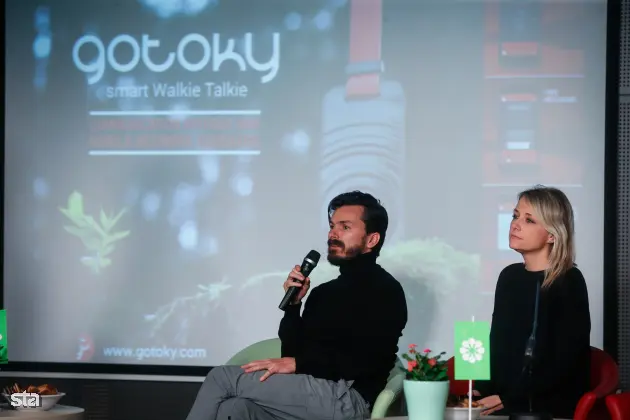 Ljubljana, Tehnološki park. Dogodek Tehnološkega parka Ljubljana Vsi na kup' 2016, na katerem so razpravljali o podjetniškem okolju včeraj, danes in jutri. Denis Lončar iz podjetja Numikom. Foto: Anže Malovrh/STA