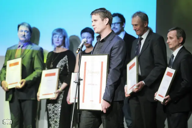 Ljubljana, Lutkovno gledališče. Razglasitev najboljših zaposlovalcev leta 2015, ki so sodelovali v medijsko raziskovalnem projektu Zlata nit 2014. Foto: Daniel Novakovič/STA