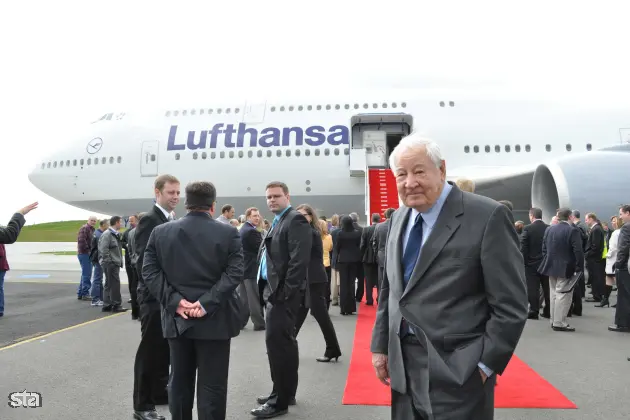 Seattle, US One of the most celebrated engineers of the 20th century, Joe Sutter. Photo: Xinhua/STA